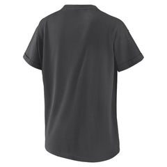St. Louis Cardinals WEAR by Erin Andrews Women's Domestic Box Color Boyfriend T-Shirt - Charcoal T-shirts