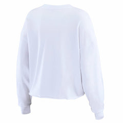 San Francisco Giants WEAR by Erin Andrews Women's Domestic Postcard Long Sleeve T-Shirt - White T-shirts