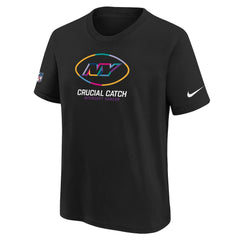 New York Jets Youth 2024 NFL Crucial Catch T-Shirt Black