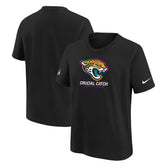 Jacksonville Jaguars Youth 2024 NFL Crucial Catch T-Shirt Black