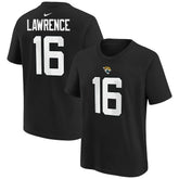Trevor Lawrence Jacksonville Jaguars Youth Player Name & Number T-Shirt Black
