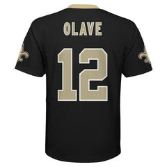 NFL Chris Olave New Orleans Saints Youth Replica Player Jersey - Black on sale
