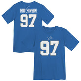 Aidan Hutchinson Detroit Lions Preschool Player Name & Number T-Shirt Blue