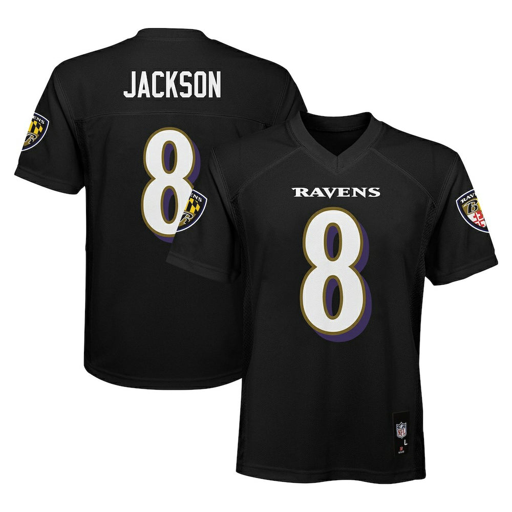 NFL Lamar Jackson Baltimore Ravens Preschool Replica Player Jersey - Black sale