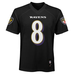 NFL Lamar Jackson Baltimore Ravens Preschool Replica Player Jersey - Black sale