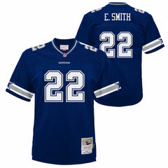 NFL Emmitt Smith Dallas Cowboys Youth 1996 Legacy Jersey - Navy for sale
