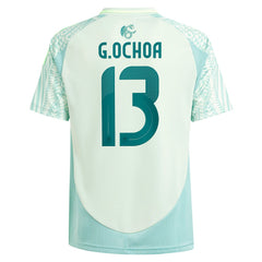 Guillermo Ochoa Mexico National Team Youth 2024 Away Replica Player Jersey Green