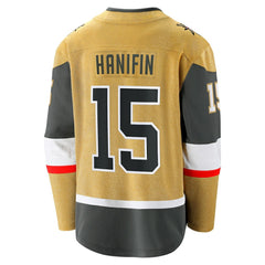 NHL Noah Hanifin Vegas Golden Knights Fanatics Home Breakaway Jersey - Gold