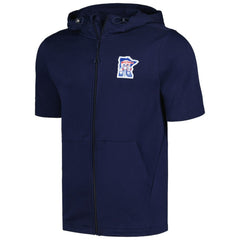 Minnesota Twins Levelwear Recruit Short Sleeve Full-Zip Hoodie - Navy Hoodies
