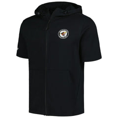 Baltimore Orioles Levelwear Recruit Short Sleeve Full-Zip Hoodie - Black Hoodies