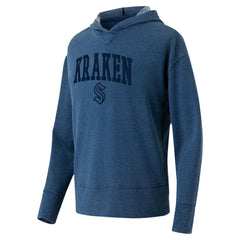 NHL Seattle Kraken Concepts Sport Women's Volley Pullover Hoodie - Deep Sea Blue