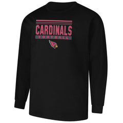 Arizona Cardinals Profile Big & Tall Pop Long Sleeve T-Shirt Black