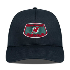 NHL New Jersey Devils Levelwear Retro Skylight Zephyr Adjustable Hat - Black