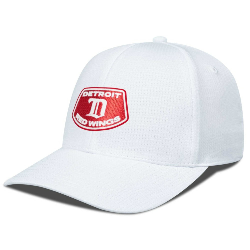 NHL Detroit Red Wings Levelwear Retro Skylight Zephyr Adjustable Hat - White
