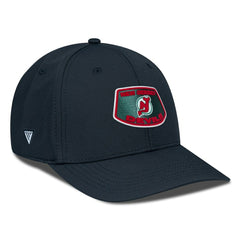 NHL New Jersey Devils Levelwear Retro Skylight Rise Flex Hat - Black