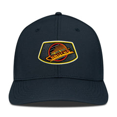 NHL Vancouver Canucks Levelwear Retro Skylight Rise Flex Hat - Black