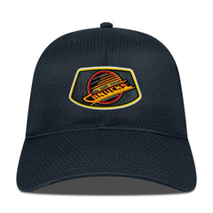 NHL Vancouver Canucks Levelwear Retro Skylight Matrix Adjustable Hat - Black
