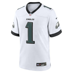 NFL Jalen Hurts Philadelphia Eagles White Game Jersey - White