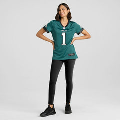 NFL Jalen Hurts Philadelphia Eagles Women's Team Game Jersey - Midnight Green