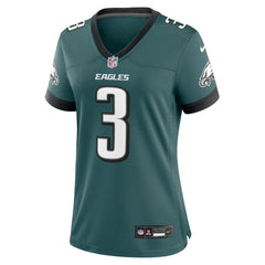NFL Nolan Smith Philadelphia Eagles Women's Team Game Jersey - Midnight Green