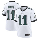 NFL A.J. Brown Philadelphia Eagles White Game Jersey - White