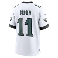 NFL A.J. Brown Philadelphia Eagles White Game Jersey - White