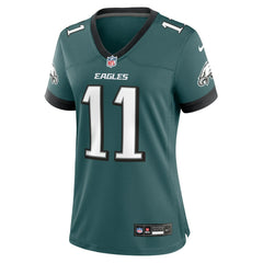 A.J. Brown Philadelphia Eagles Women's Team Game Jersey Midnight Green