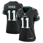 NFL A.J. Brown Philadelphia Eagles Women's Alternate Game Jersey - Black