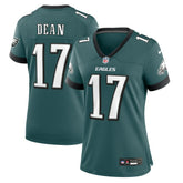 Nakobe Dean Philadelphia Eagles Women's Team Game Jersey Midnight Green