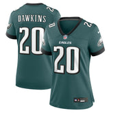 Brian Dawkins Philadelphia Eagles Women's Retired Player Game Jersey Midnight Green