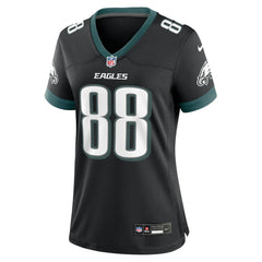 NFL Dallas Goedert Philadelphia Eagles Women's Alternate Game Jersey - Black