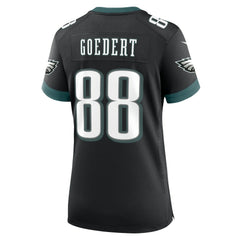 NFL Dallas Goedert Philadelphia Eagles Women's Alternate Game Jersey - Black