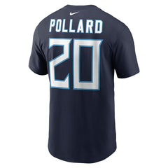 Tony Pollard Tennessee Titans Player Name & Number T-Shirt Navy