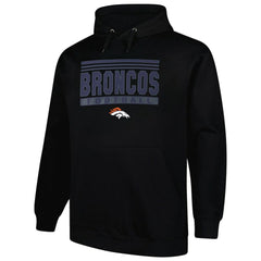 Denver Broncos Big & Tall Pop Pullover Hoodie Black