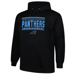 Carolina Panthers Big & Tall Pop Pullover Hoodie Black