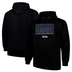 Seattle Seahawks Big & Tall Pop Pullover Hoodie Black