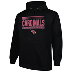 Arizona Cardinals Big & Tall Pop Pullover Hoodie Black