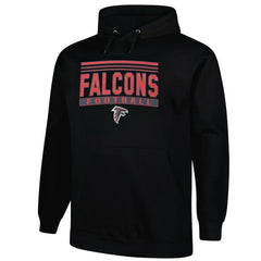 Atlanta Falcons Big & Tall Pop Pullover Hoodie Black