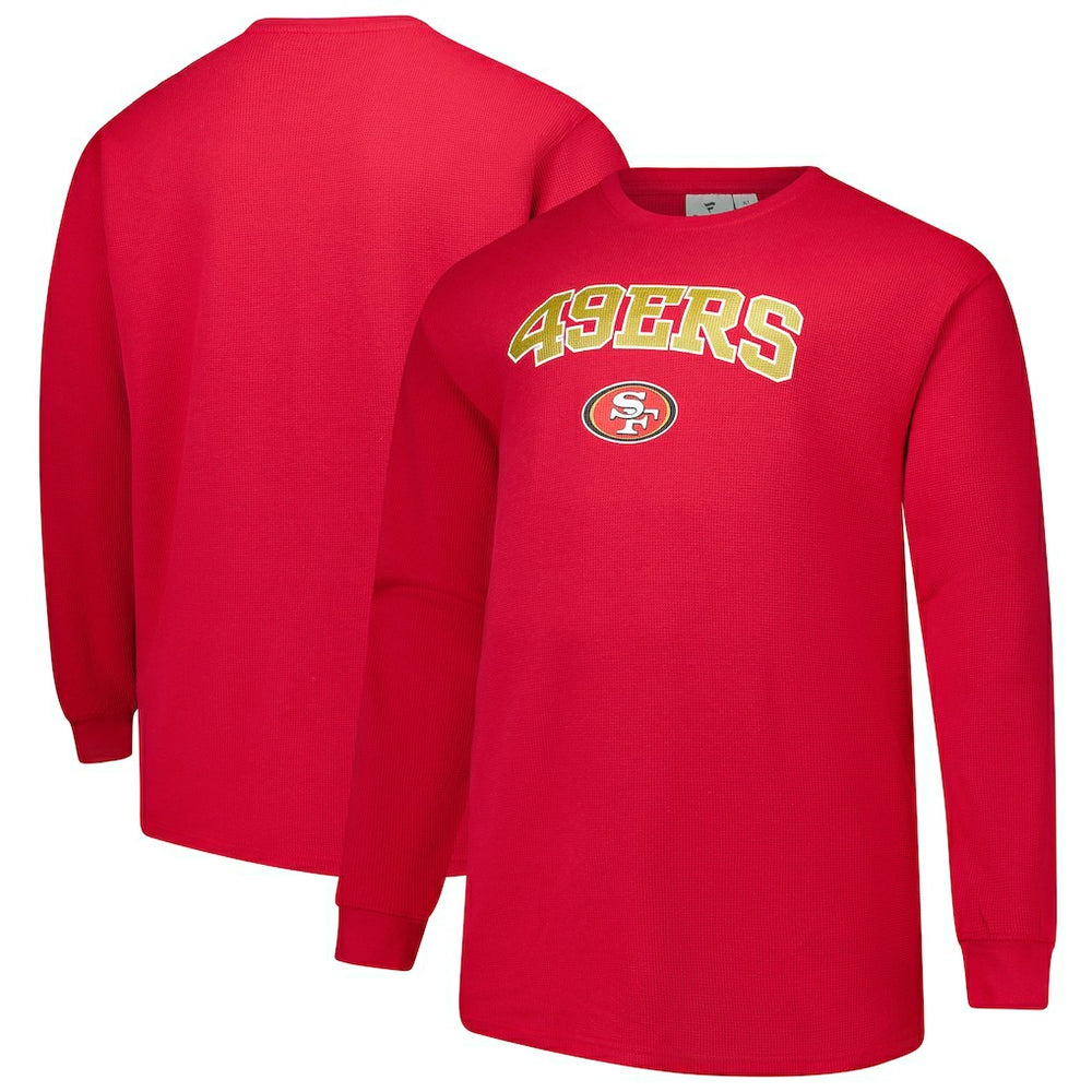 San Francisco 49ers Big & Tall Thermal Long Sleeve T-Shirt Scarlet