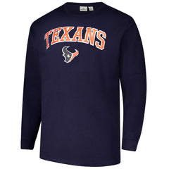 Houston Texans Big & Tall Thermal Long Sleeve T-Shirt Navy