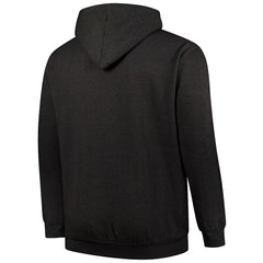 Cleveland Browns Big & Tall Sleeve Hit Full-Zip Hoodie Heather Charcoal