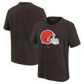 Cleveland Browns Youth Logo T-Shirt Brown