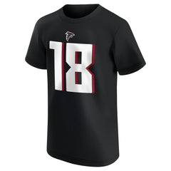 Kirk Cousins Atlanta Falcons Youth Player Name & Number T-Shirt Black