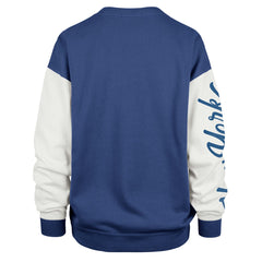 New York Knicks '47 Women's Plus Size Oversized Rise Andie Pullover Sweatshirt Blue