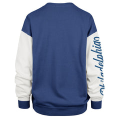 Philadelphia 76ers '47 Women's Plus Size Oversized Rise Andie Pullover Sweatshirt Royal