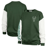 Milwaukee Bucks '47 Women's Rise Andie Oversized Pullover Sweatshirt Hunter Green