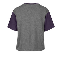 Los Angeles Lakers '47 Women's Rise Clubhouse Ziggy Color Block T-Shirt Gray