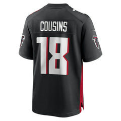 NFL Kirk Cousins Atlanta Falcons Youth Game Jersey - Black