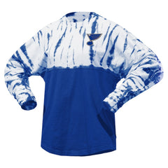 NHL St. Louis Blues Spirit Jersey Unisex Crystal Half Dye Long Sleeve T-Shirt - Blue