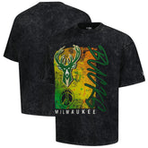 Milwaukee Bucks Sport Classics Enzyme Washed T-Shirt Black